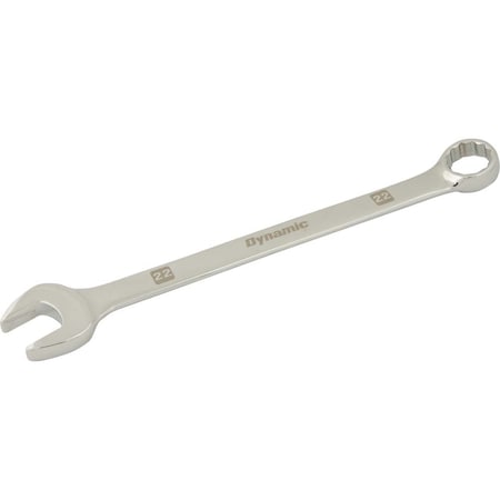 Dynamic Tools 22mm 12 Point Combination Wrench, Mirror Chrome Finish D074122